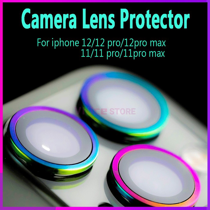 Kính cường lực bảo vệ camera sau tiện lợi cho iPhone 13 Pro Max 12 Mini 11 Pro Max