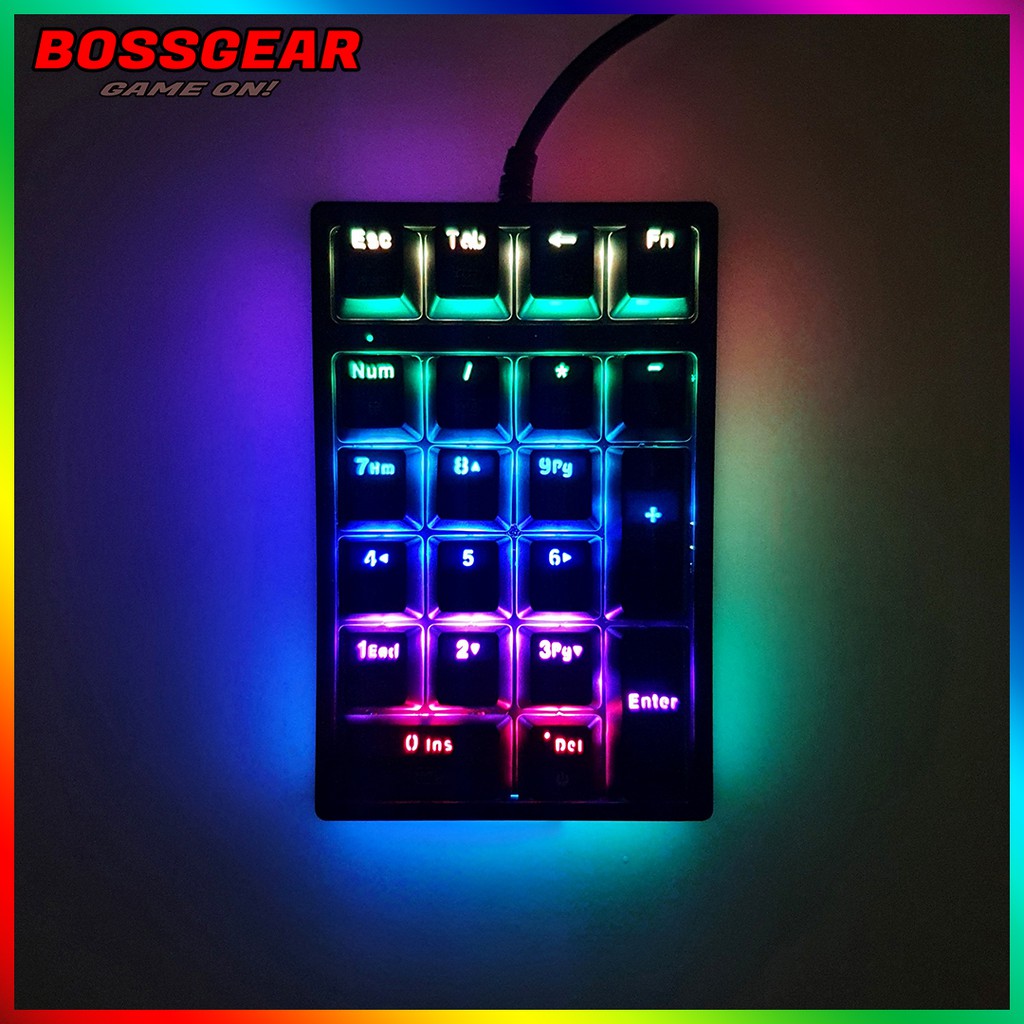 [Mã SKAMPUSHA7 giảm 8% đơn 250k]Bàn phím cơ Numpad Motospeed CK24 RGB (Blue/Red Outemu,LED RGB,24 phím)