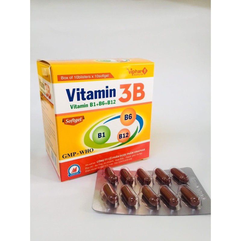 Vitamin 3B hộp 100 viên