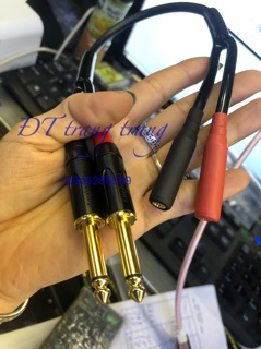 Dây 2 đầu 6 ly 2 đầu 3.5 20 cm