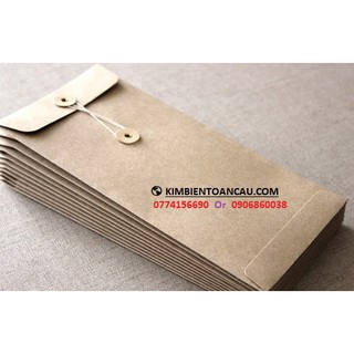Bao Thư A4 Xi Măng Cột Dây - Giấy Kraft