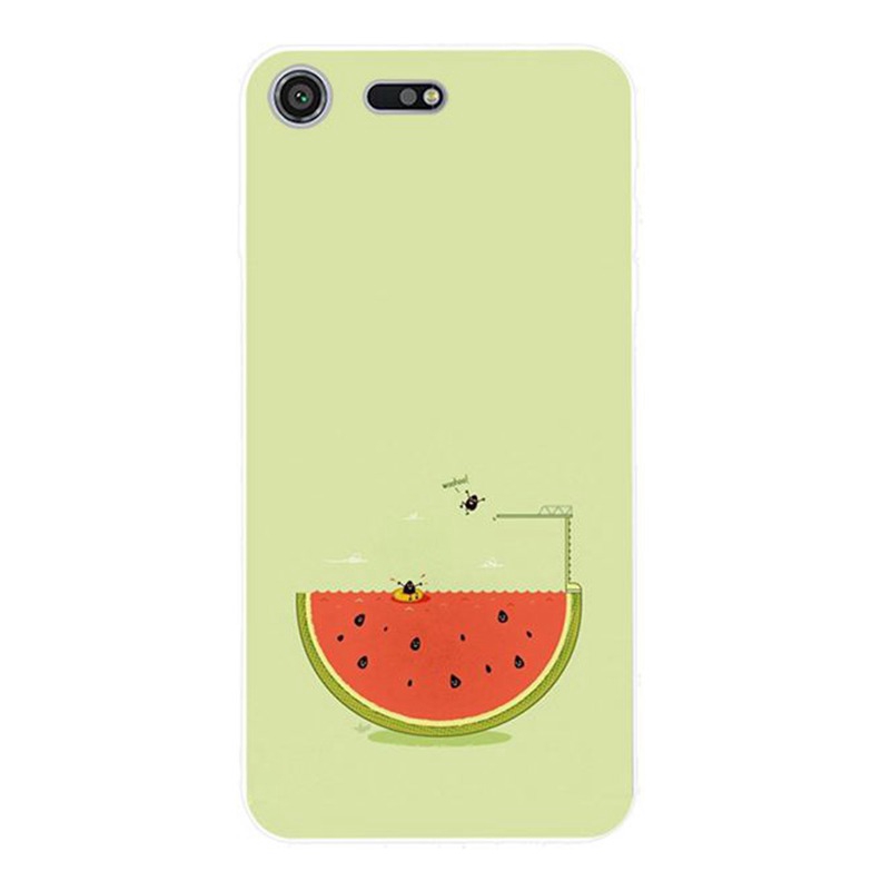 Ốp điện thoại silicon TPU họa tiết kì lân cho Sony Xperia Z3 Z5 XZ1 XZ2 XZ Premium XZ3 XZ4