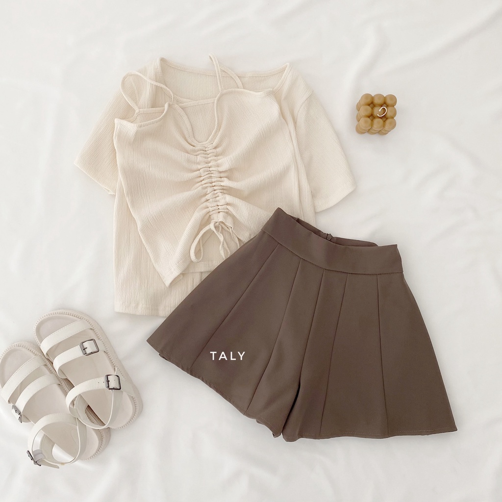 Set áo 2 dây rút + áo khoác TALY S060510