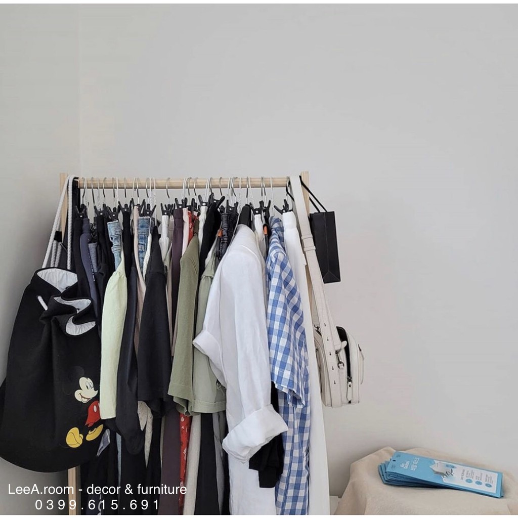 Giá Treo Quần Áo Gỗ Phong Cách Hàn Quốc - Loại Cao Cấp - Single Hanger Size S | BigBuy360 - bigbuy360.vn