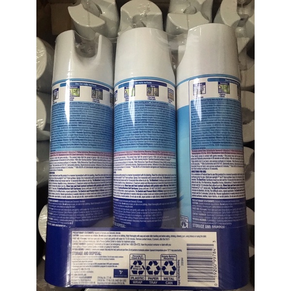 Xịt khuần lysol loại mới nhất diệt được 99,9 % 538g của Mỹ