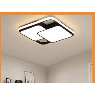 Đèn ốp trần đèn treo trần phòng khách 3 chế độ đổi màu_Hình Vuông_Bảo hành 1 năm