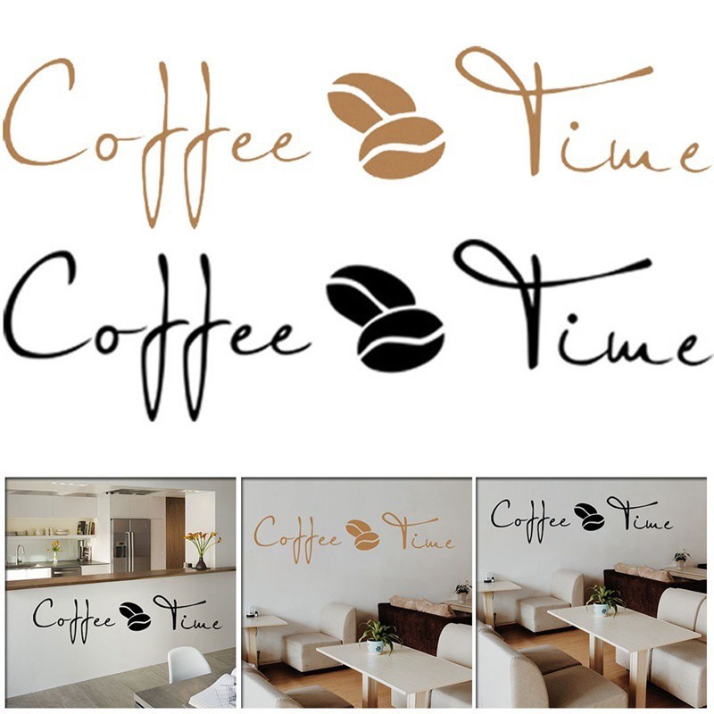 Decal họa tiết chữ dán tường trang trí nhà bếp