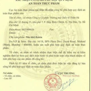 Nho khô Ấn Độ 1kg