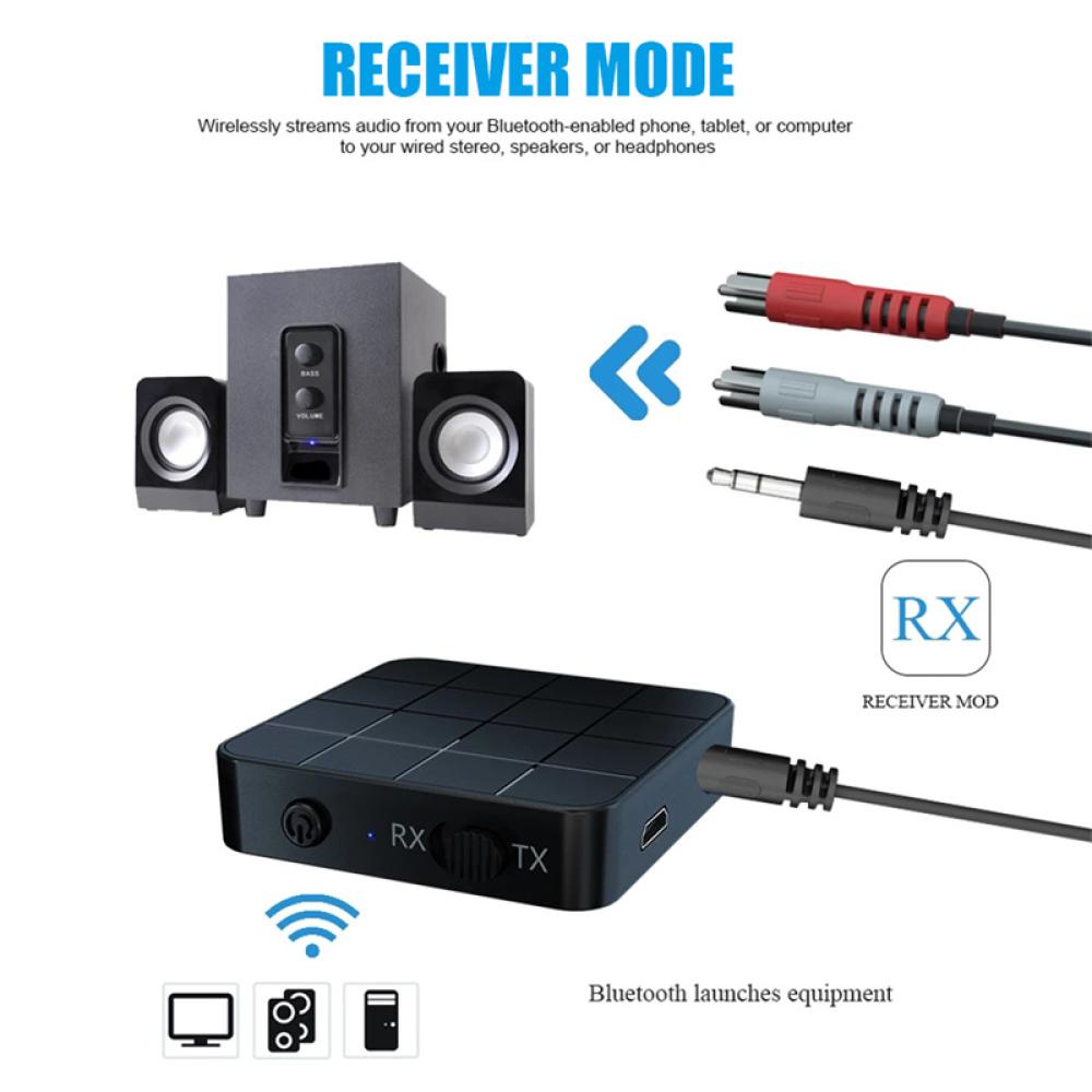 Usb Nhận Tín Hiệu Âm Thanh Bluetooth 5.0 AUX RCA 3.5 3.5MM K1Q9