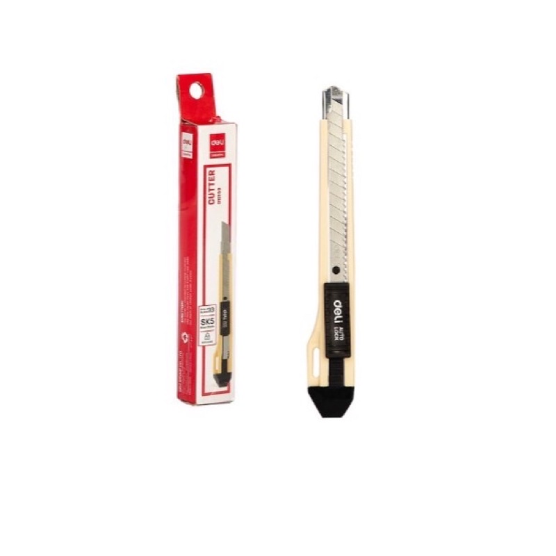 Dao rọc giấy Deli hộp giấy WD10150: 1 cây.