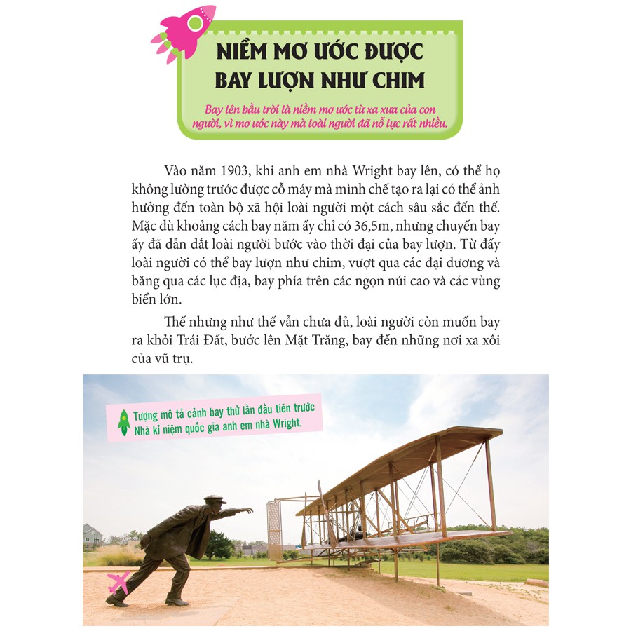 Sách: Phòng Nghiên Cứu Khoa Học Thú Vị - Chú Chim Máy Trên Không Trung - Máy Bay Và Tàu Vũ Trụ (TB)