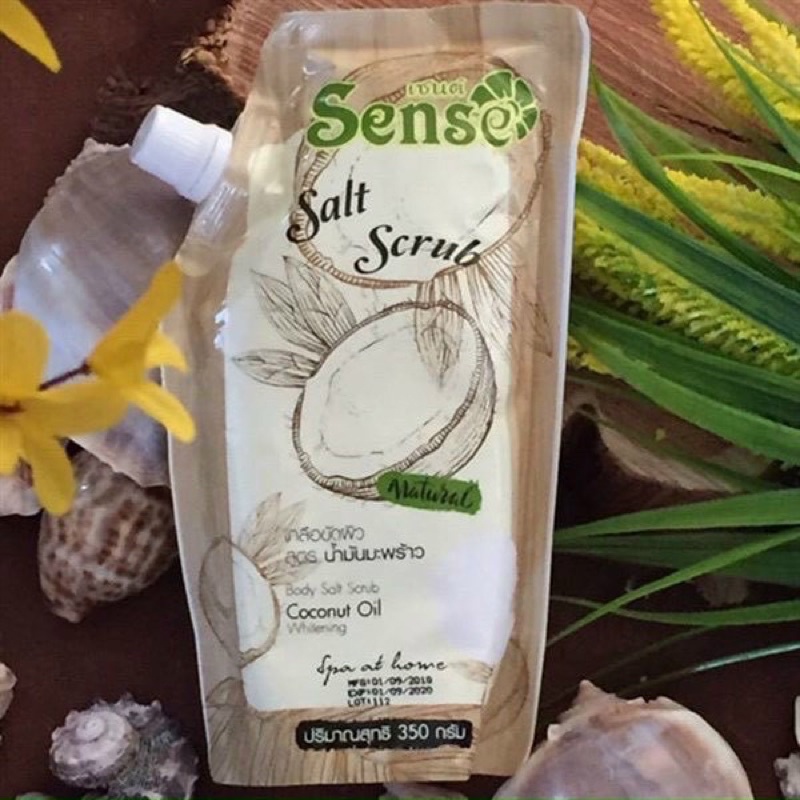 Muối tắm dầu dừa tẩy tế bào chết body Sense Salt Scrub