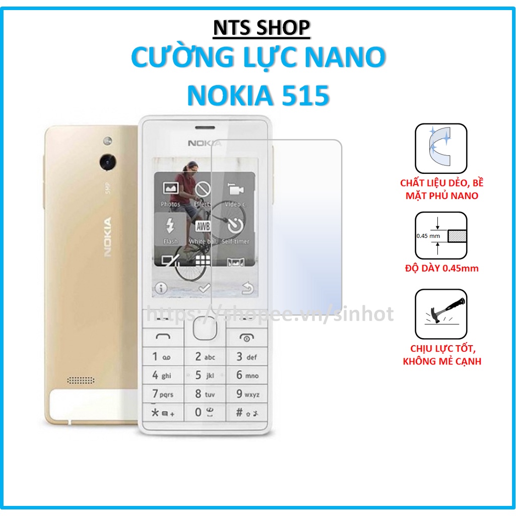 Dán cường lực dẻo bảo vệ màn hình NOKIA 515