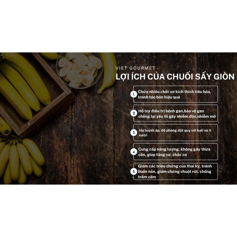 [300g] Chuối Sấy Giòn Đà Lạt Loại 1, hàng xuất khẩu, giòn ngọt tự nhiên, đồ ăn vặt