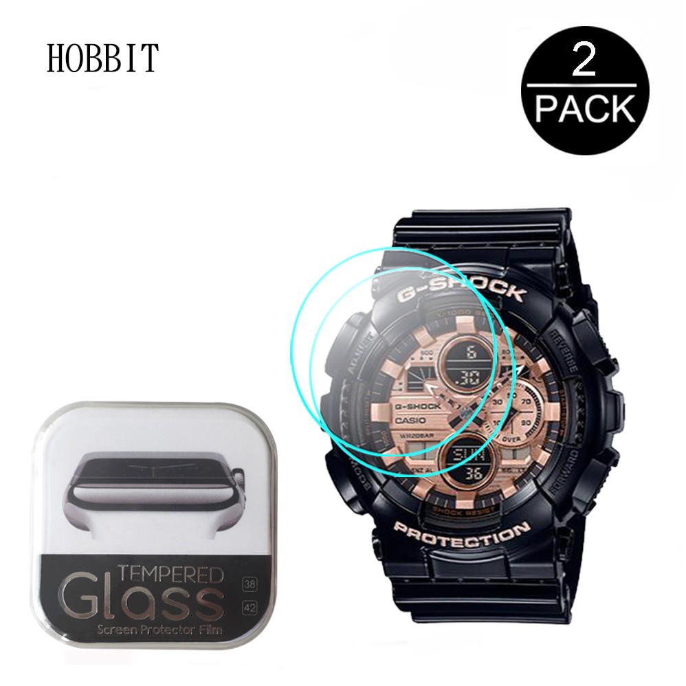 CASIO Set 2 Kính Cường Lực 2.5d 9h Bảo Vệ Màn Hình Cho Đồng Hồ Thể Thao G-Shock Ga-140Gb Ga-140Gm 1a1a 1a2pr