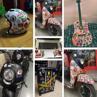 Combo sỉ STICKER dán cao cấp các chủ đề