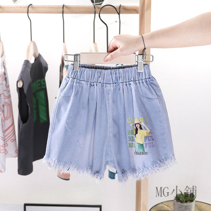 Quần Short Denim Mỏng Dáng Ôm Thời Trang Cá Tính Cho Nữ