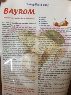 Nước tắm thảo dược BAYROM cho bé