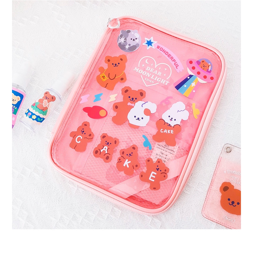 Dễ Thương Sticker Dán Trang Trí Hình Gấu Hoạt Hình Xinh Xắn | BigBuy360 - bigbuy360.vn