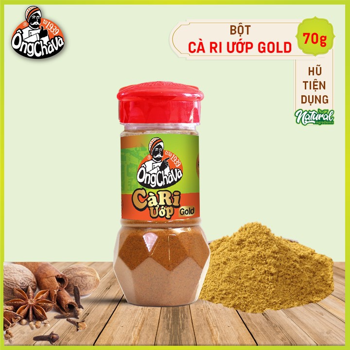 Bột cà ri Ướp Ông Chà Và GOLD 70g (Curry seasoning powder GOLD) - (Bột Cari)