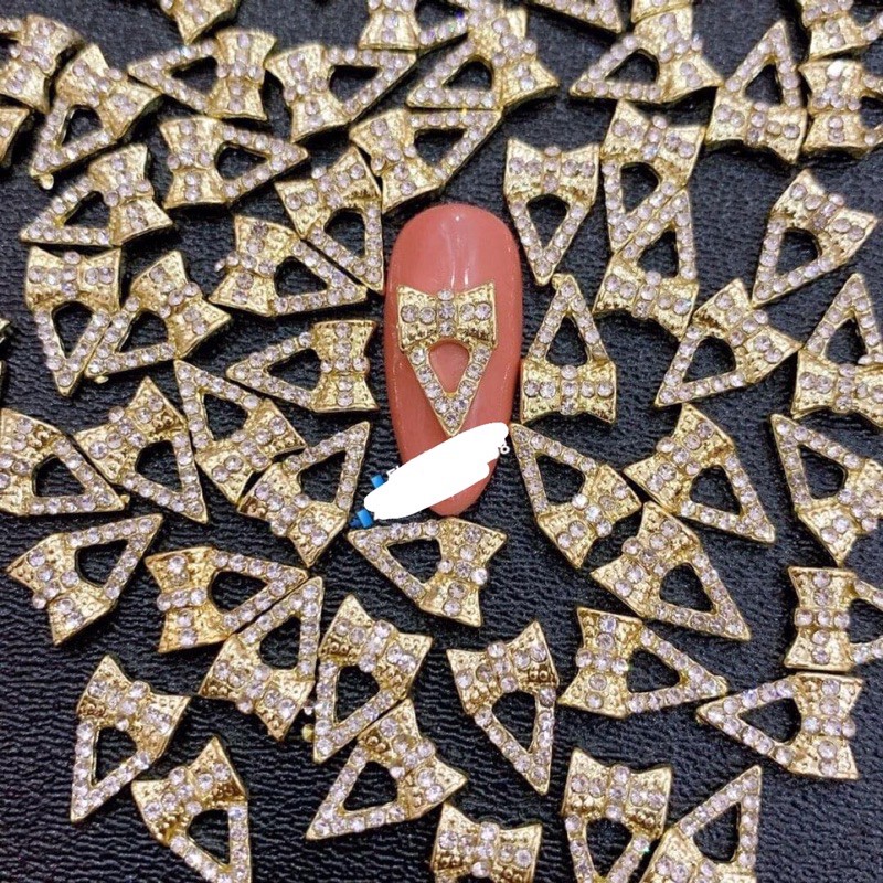 Cham nail- cham đính cao cấp- phụ kiện nail- Cham nơ