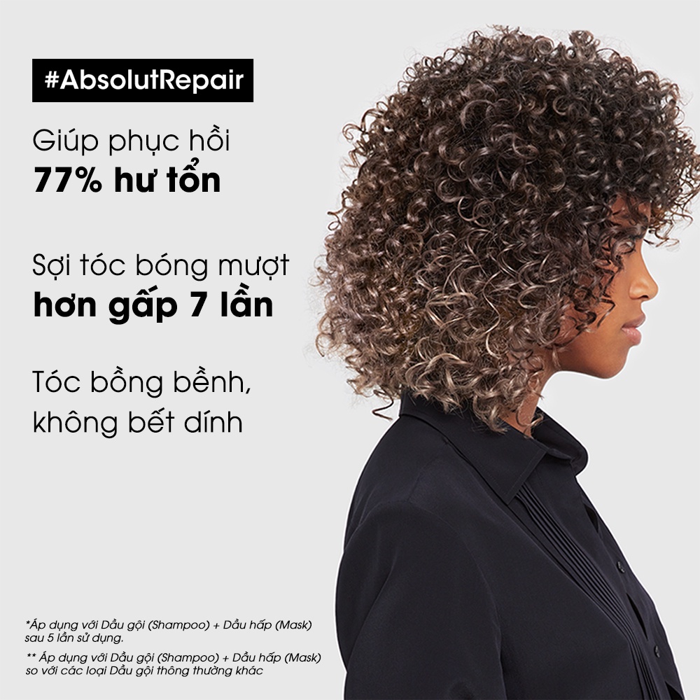 [QUÀ TẶNG KHÔNG BÁN] Combo 3 Dầu gội L'Oréal Professionnel Serie Expert Absolut Repair Gold 100ml