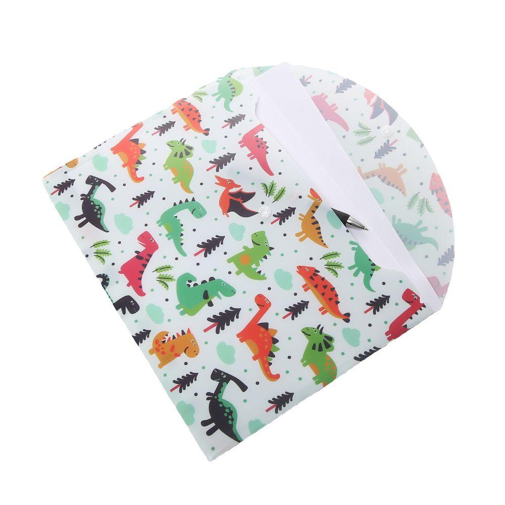 Set 2 Bìa Thư Văn Phòng Hình Khủng Long / Voi