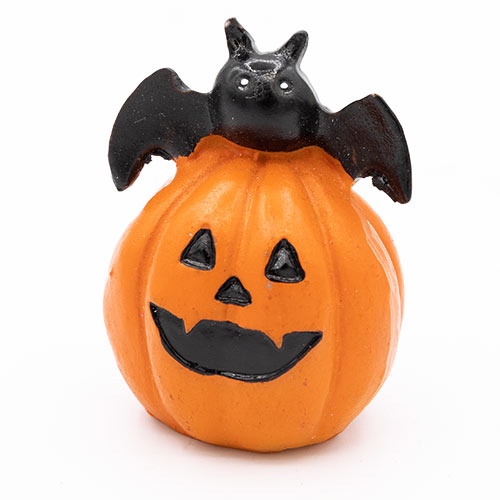 Daiso Halloween Tượng trang trí hình Búp bê bí ngô và dơi