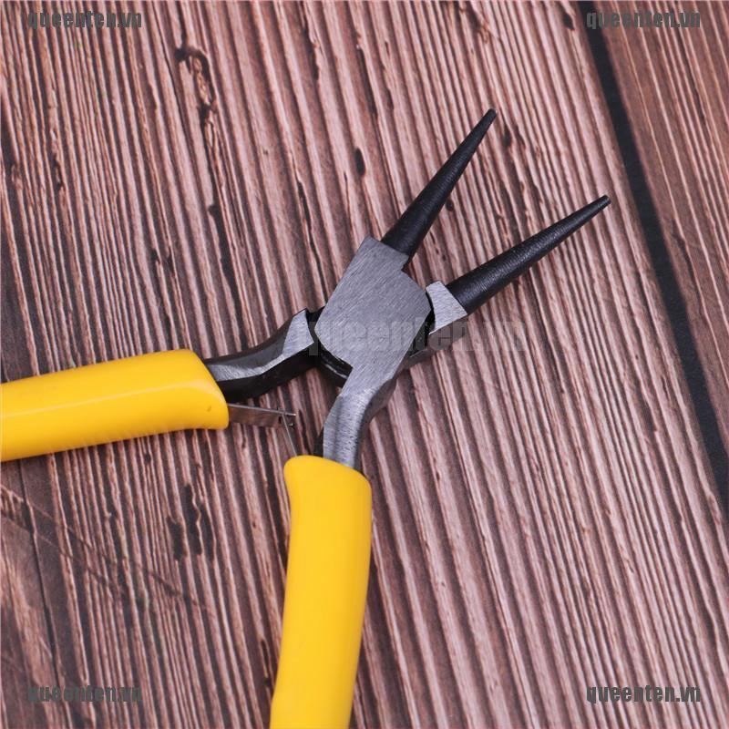 Kìm Mũi Tròn Mini Bằng Thép Carbon Làm Trang Sức Thủ Công