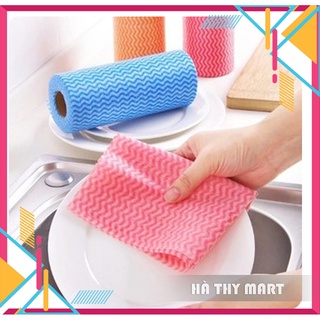 Cuộn giấy lau đa năng siêu thấm hút 50 tờ/cuộn