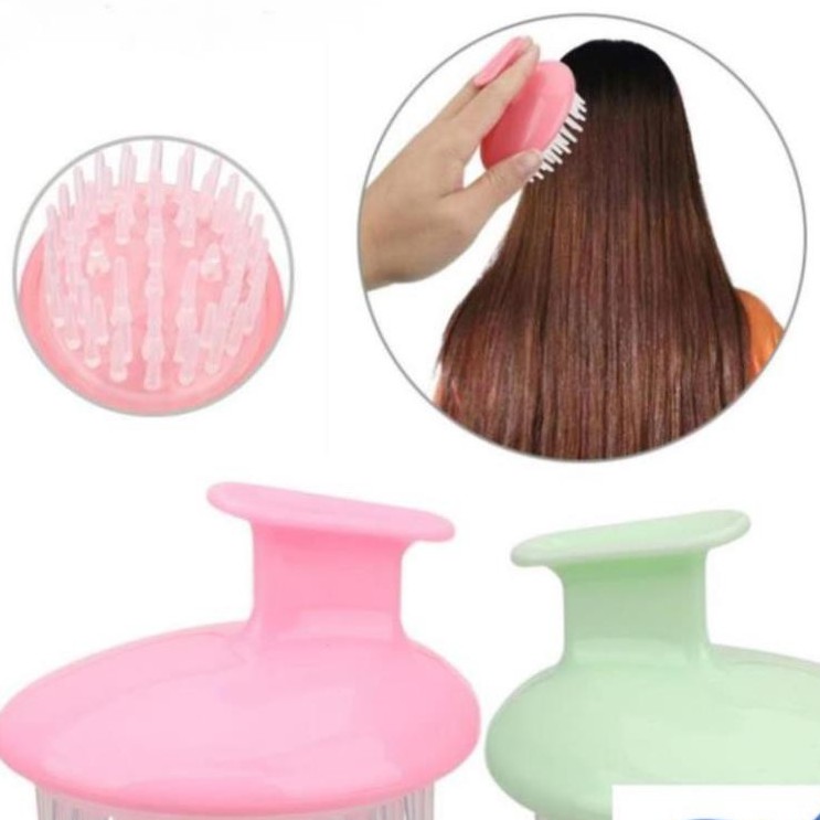 Bàn Chải Massage Gội Đầu Thư Giãn, Giảm Rụng Tóc