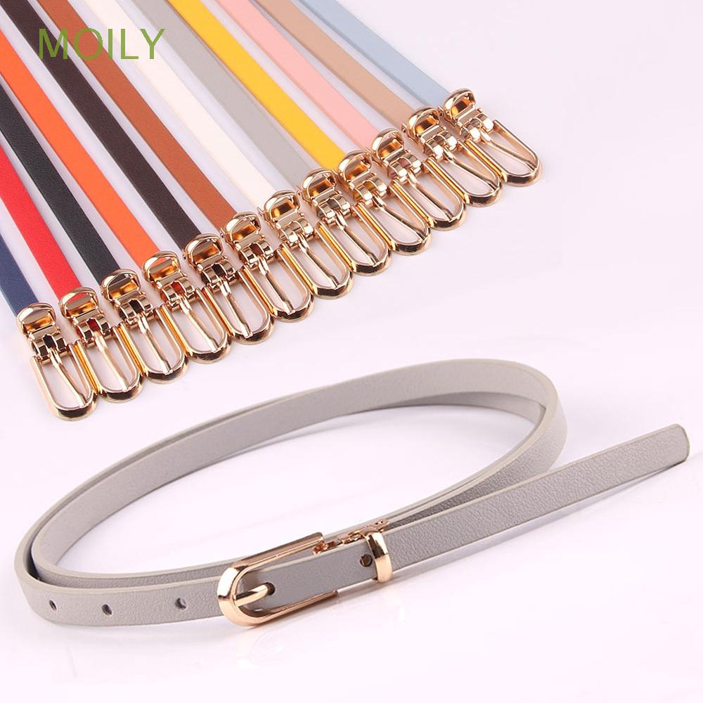 Thắt lưng giả da nữ màu sắc ngọt ngào