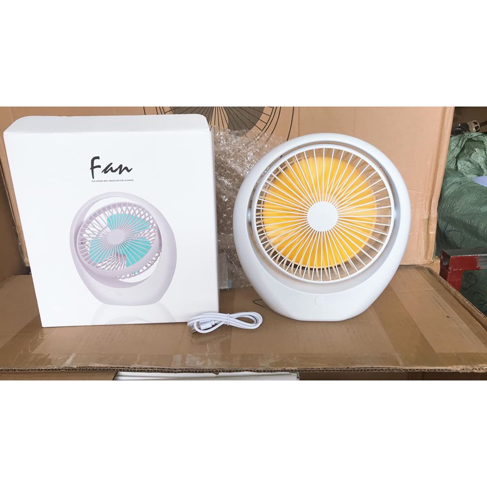 QUẠT SẠC TÍCH ĐIỆN FAN 3 TỐC ĐỘ GIÓ LỒNG XOAY CHỈNH 120 ĐỌ