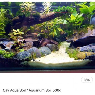 NỀN THUỶ SINH CAY AQUA SOIL(Bao 3L~3kg)