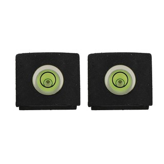 2 X Camera Leveler Con Gradienter Bubble Hot Shoe Protective Cover for Camera (2 Pieces Included) -Green Black