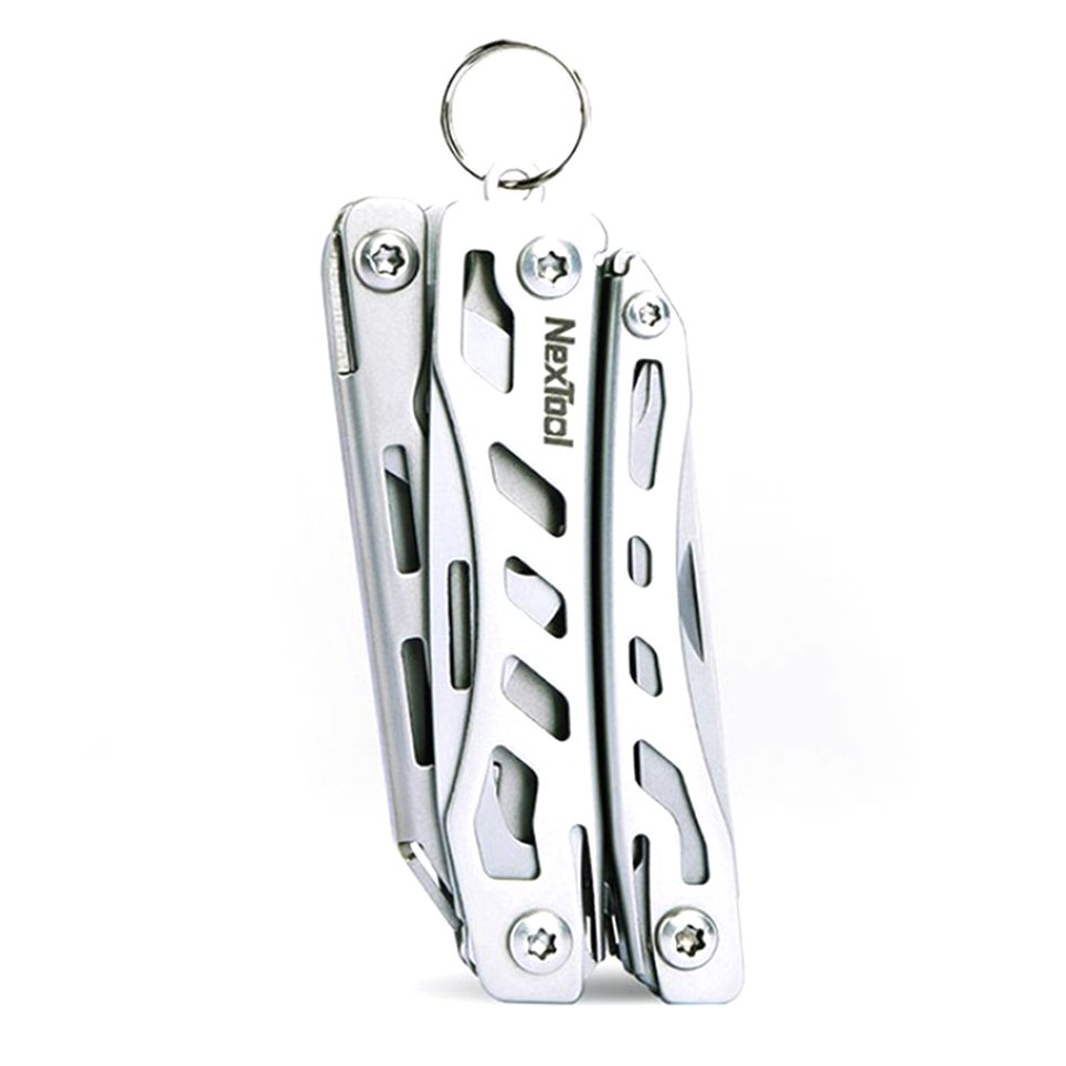 Mini 10 IN 1 Multi Functional Tool Folding EDC Hand Tool Screwdriver Pliers