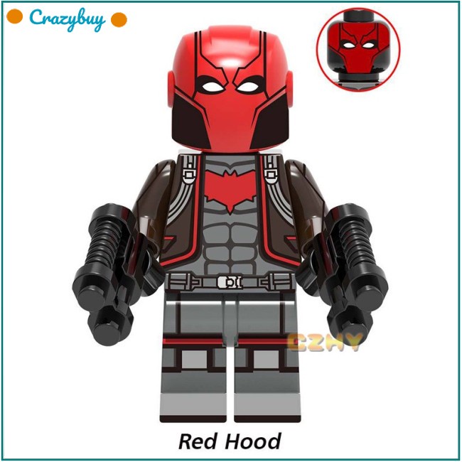 CR DC Comics Mini Figure Batman Lego Minifigures Joker Scarecrow Penguin Bricks Toys X0227
