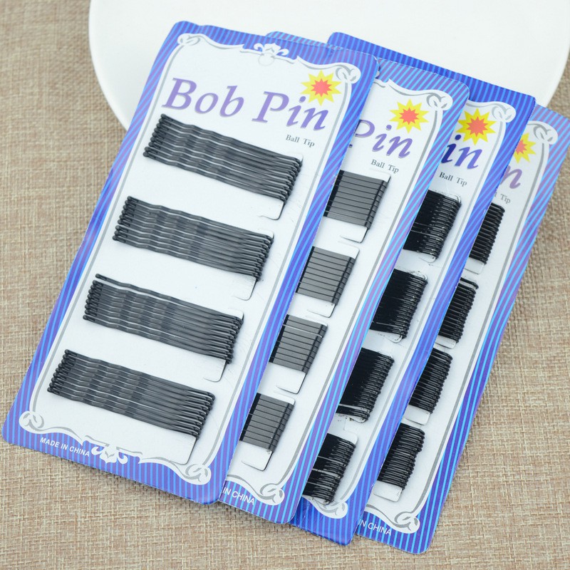 Set 60 cây - 36 cây Kẹp Tăm Đen Bob Pin ghim tóc #C120