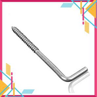 [GiáƯuĐãi] Móc Treo Chữ L - Móc Màn - Nhiều kích cỡ - Tặng Kèm 10 Con Tắc Kê Nhựa Cùng Size