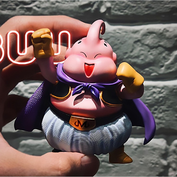 Mô hình Dragon Ball ma bư majin buu mập chibi cute cao 10cm