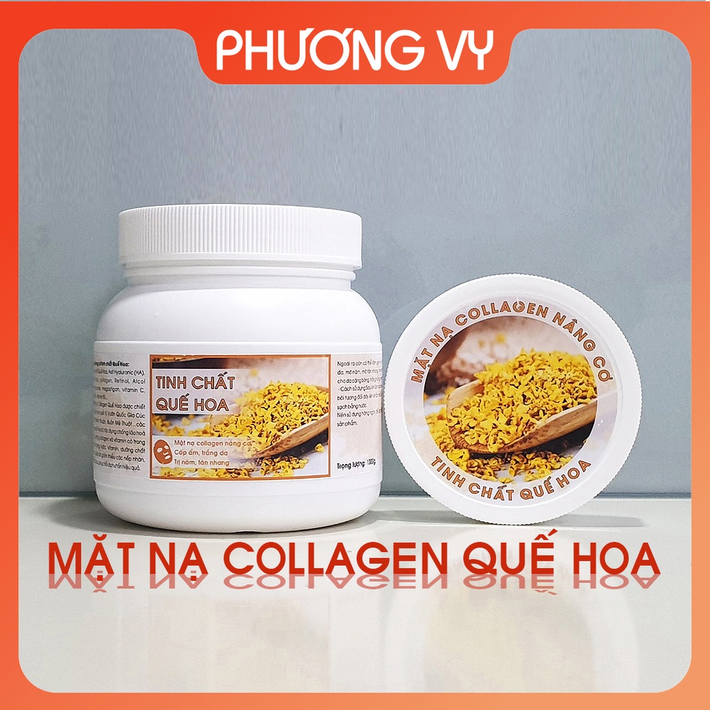 [CHÍNH HÃNG] Mặt nạ collagen nâng cơ Hoa Quế, mặt nạ đắp mặt Spa, cấp ẩm, dưỡng trắng sạch nám, Spa.