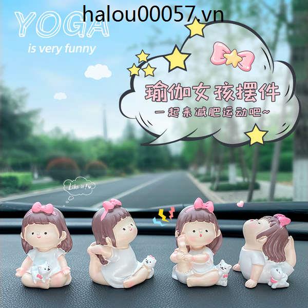 Búp Bê Yoga Dễ Thương Dùng Trang Trí Nội Thất Xe Hơi