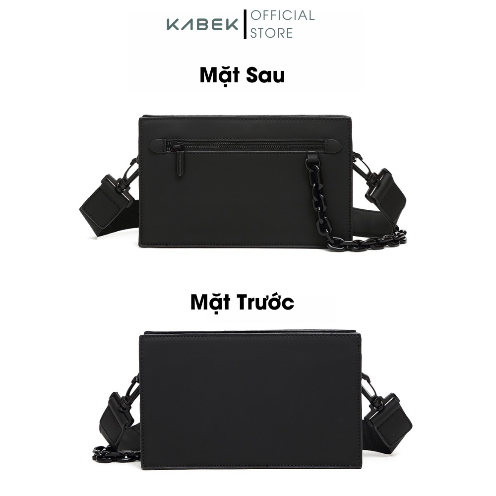 Túi Hộp Đeo Chéo Nam Nữ Thời Trang Cao Cấp Kabek TH02