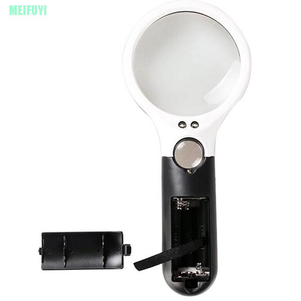 Kính Lúp Cầm Tay 45x Có 3 Bóng Đèn Led Tiện Dụng | BigBuy360 - bigbuy360.vn