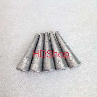 Set 5v chì câu cá 10g hình chóp xuyên tâm