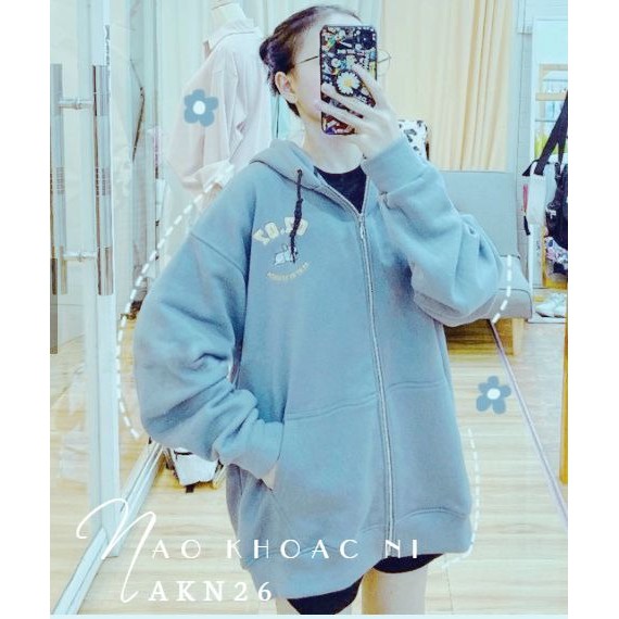 ÁO KHOÁC NỈ DÂY KÉO NAM NỮ UNISEX THÊU CÚN 0707 CỰC HOT AKN26 ⚡FREESHIP⚡100% ẢNH THẬT⚡ NN CHUYÊN SỈ - NN STORE | BigBuy360 - bigbuy360.vn