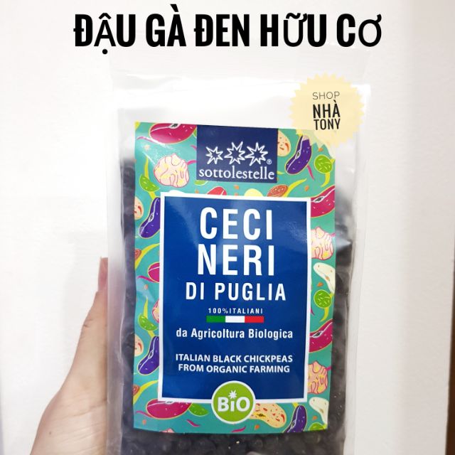 [Sotto] Đậu Gà Đen Hữu Cơ 400g Organic Black Chickpeas