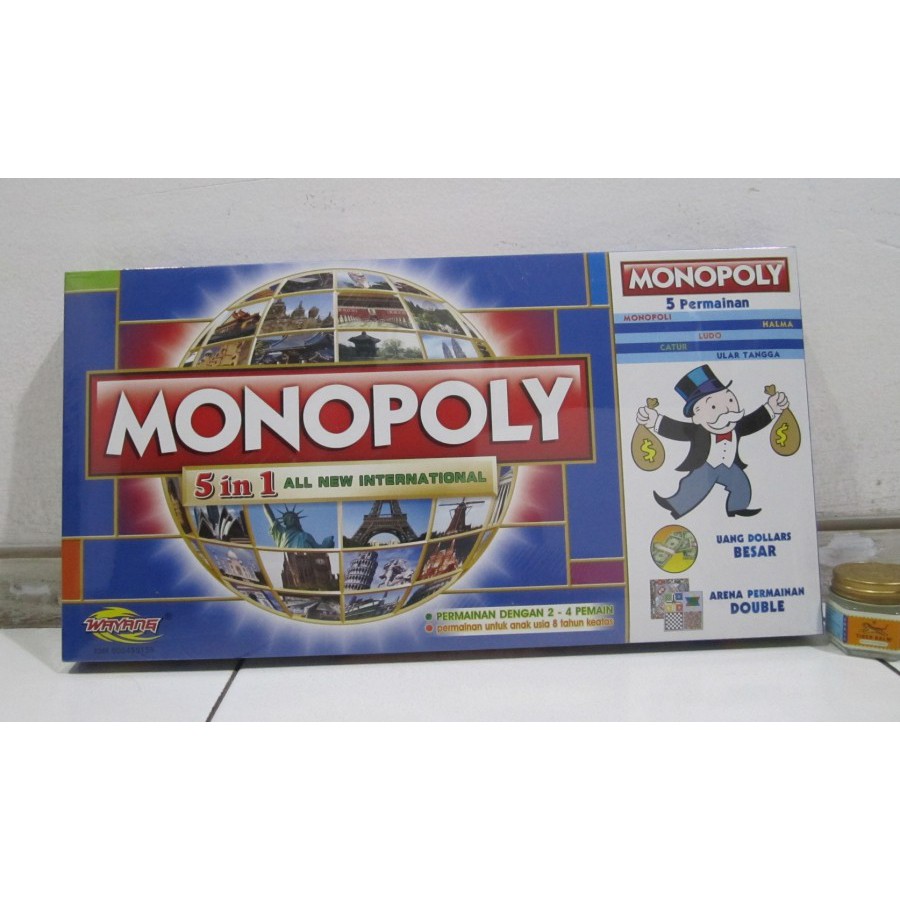 Bộ Cờ Tỷ Phú Monopoly 5 Trong 1 (Mua 2 Hàng)