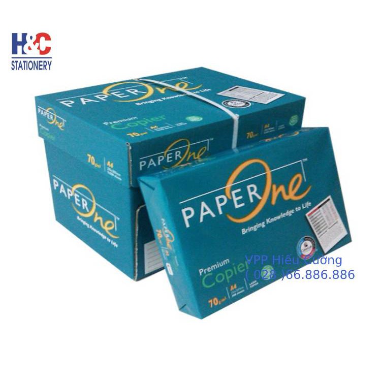 Giấy A4 Paper One 70gsm . giá rẻ dành cho văn phòng lượng tốt. Do VPP Hiếu Cường cung cấp Giấy A4