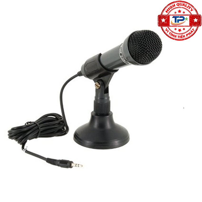 [Mã ELHACE giảm 4% đơn 300K] Microphone Senicc SM-098 dùng cho máy tính PC, Laptop ... jack cắm 3.5mm